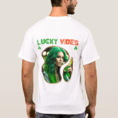 Lucky Vibes - Irische Traditionen T-Shirt (Rückseite)