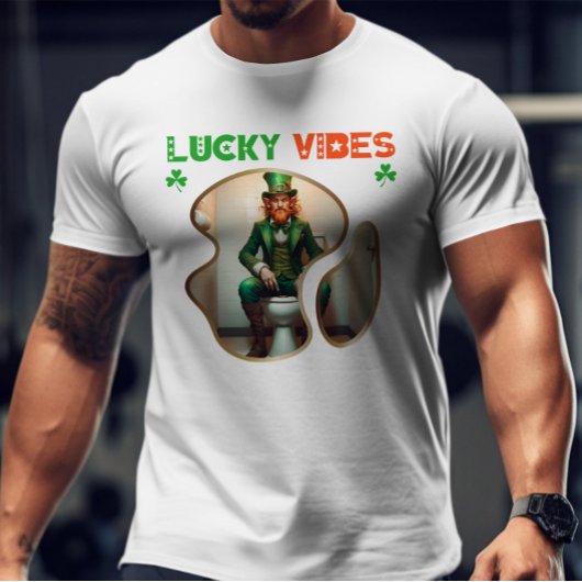 Lucky Vibes: Irish Luck and Laughter T-Shirt