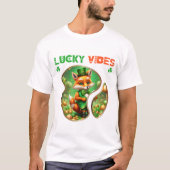 Lucky Vibes - Irish Pub Trivia Night T-Shirt (Vorderseite)