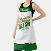Lucky Vibes Irish Schürze - Personalisiert St. Pad (InSitu)