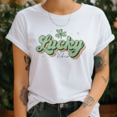 Lucky Vibes Kleeblatt St. Patrick's Day T-Shirt