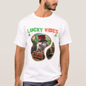 Lucky Vibes - Leprechauns Scavenger-Jagd T-Shirt (Vorderseite)