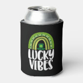 Lucky Vibes St Patricks Day Dosenkühler (Kanne Vorderseite)