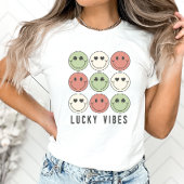 Lucky Vibes, St Patrick's Day Shirt, Trendy T-Shirt
