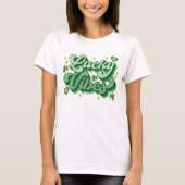 Lucky Vibes St Patrick's Day T-Shirt (Vorderseite)