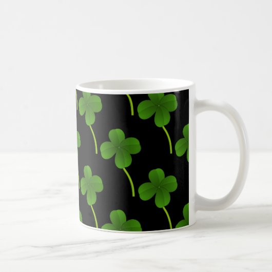 Lucky Vier-Leaf-Kleber Kaffeetasse (Rechts)