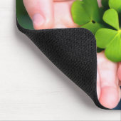 Lucky Vier-Leaf-Kleber Mousepad (Ecke)