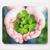 Lucky Vier-Leaf-Kleber Mousepad (Vorne)