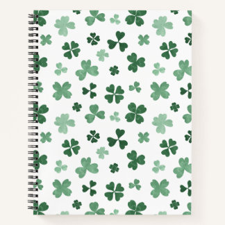 Lucky Vier-Leaf-Muster-Notebook Notizblock