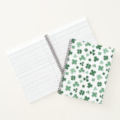 Lucky Vier-Leaf-Muster-Notebook Notizblock (Innenseite)