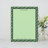 Lucky Vierblättriges Kleeblatt Charm Personalize (Stehend Vorderseite)