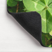 Lucky Vierblättriges Kleeblatt Mousepad (Ecke)