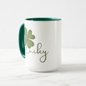 Lucky Vierblättriges Kleeblatt Tasse (Vorderseite Links)