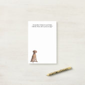 Lucky Vizsla Post-it Klebezettel (Auf Schreibtisch)