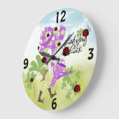 Lucky Wall Clock Große Wanduhr (Winkel)