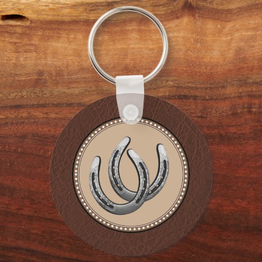 Lucky Western Silver Horseshows Schlüsselanhänger (Vorderseite)