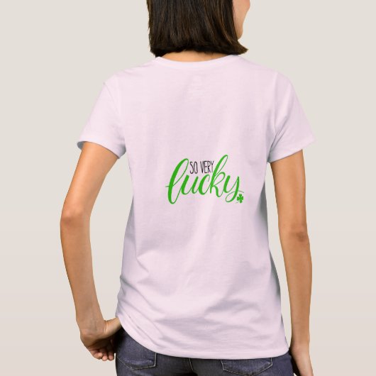 Lucky Women's Basic T - Shirt (Rückseite)