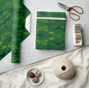 Lucky Wrap Green Irish Clover Muster Nr. 6 Geschenkpapier
