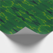 Lucky Wrap Green Irish Clover Muster Nr. 6 Geschenkpapier (Ecke)