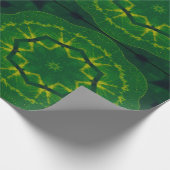Lucky Wrap Green Irish Clover Pattern Nr. 5 Geschenkpapier (Ecke)