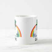 Lucky Yeti Leprechaun Kaffeetasse (Mittel)