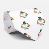 Lucky Yeti Leprechaun Krawatte (Gerollt)