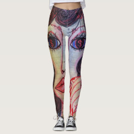 LuckyPen Kunst-Leggings Leggings