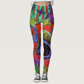 LuckyPen Kunst-Leggings Leggings (Vorderseite)