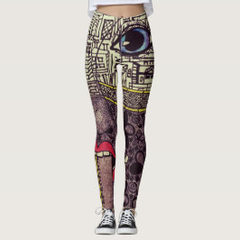 LuckyPen Kunst-Leggings Leggings