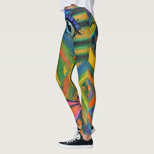 LuckyPen Kunst-Leggings Leggings (Links)