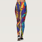 LuckyPen Kunst-Leggings Leggings (Rückseite)