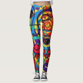 LuckyPen Kunst-Leggings Leggings