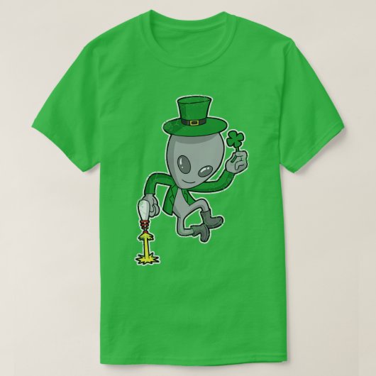 Lucky's Irish St Patricks Day T-Shirt (Design vorne)