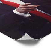 Lucoa Quetzalcoatl feat Donald Trump Poster (Ecke)