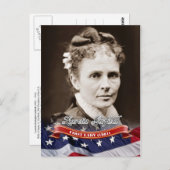 Lucretia Garfield, First Lady of the U.S. Postkarte (Vorne/Hinten)