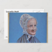 Lucretia-Mott Postkarte (Vorne/Hinten)