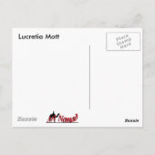 Lucretia-Mott Postkarte (Rückseite)