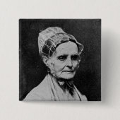 Lucretia Mott Stimmrecht-ziviler Recht-Führer Button (Vorderseite)