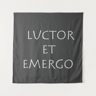 Luctor et emero wandteppich