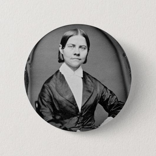 Lucy amerikanischer Steinabolitionist und Button (Vorderseite)