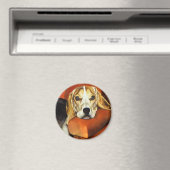 Lucy Beagle Magnet (In Situ (Geschirrspüler))