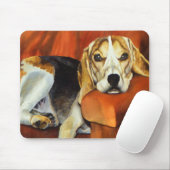 Lucy-Beagle-Mausunterlage Mousepad (Mit Mouse)