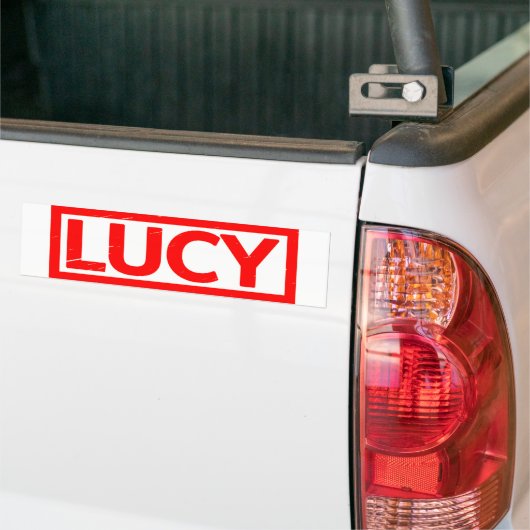 Lucy Briefmarke Autoaufkleber