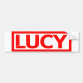 Lucy Briefmarke Autoaufkleber