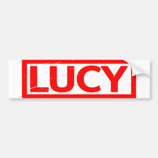 Lucy Briefmarke Autoaufkleber
