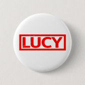 Lucy Briefmarke Button (Vorderseite)