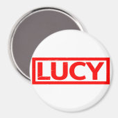 Lucy Briefmarke Magnet (Vorderseite/Rückseite)