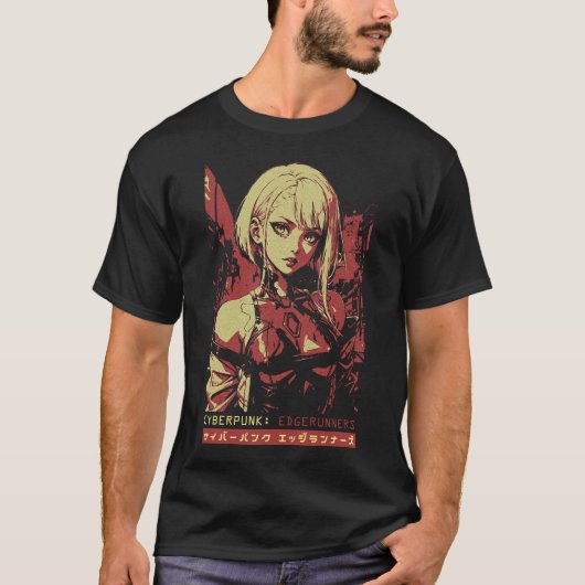 Lucy Cyberpunk T-Shirt (Vorderseite)