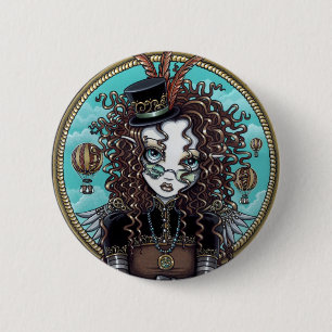 "Lucy" Dampf-Punkluft-Ballon-feenhafter Button