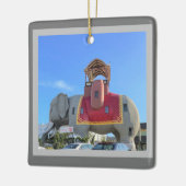 Lucy der Elefant Keramikornament (Links)